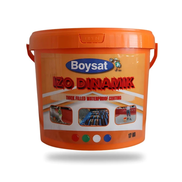 İzo Dinamik 4 Renk Güçlü Örtücü Silikonlu Su İzolasyon Kaplaması 17 Kg - Resim 9