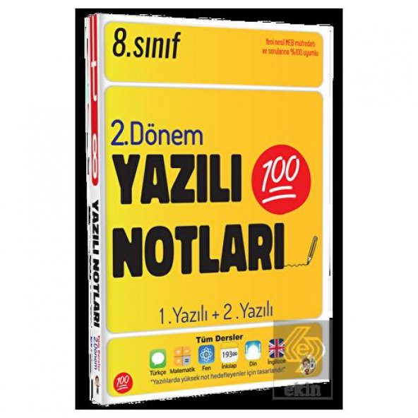 8. Sınıf 2. Dönem Yazılı Notları