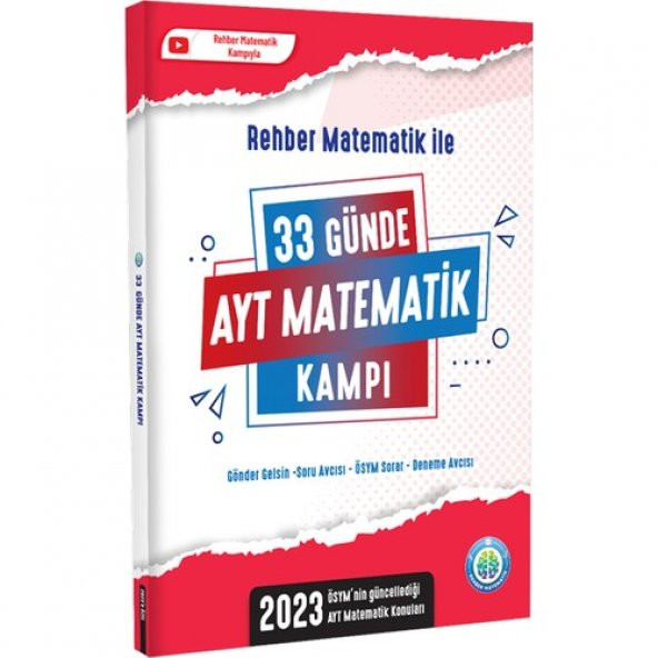 AYT / 33 Günde AYT Matematik Kamp Kitabı Rehber Ma