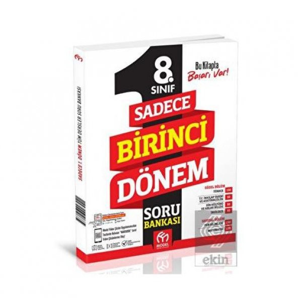 8. Sınıf Sadece Birinci Dönem Soru Bankası