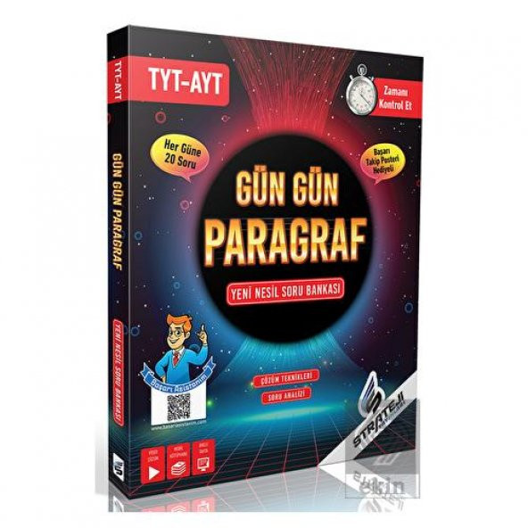 YKS TYT AYT Gün Gün Paragraf Soru Bankası