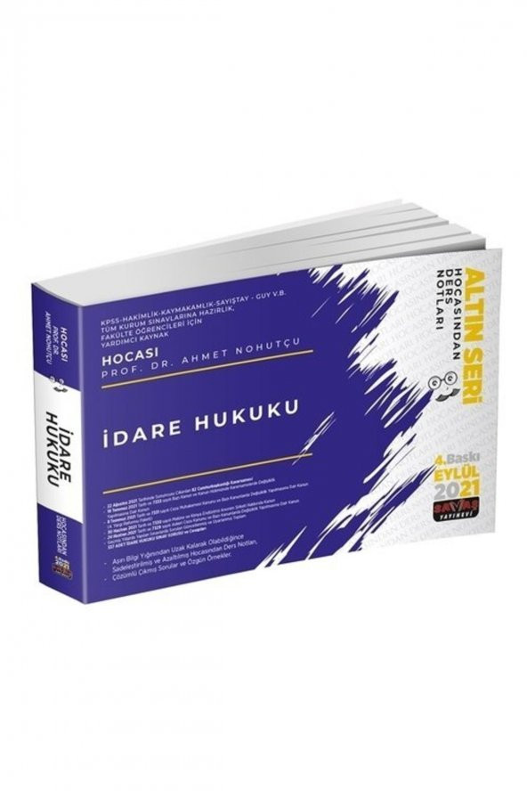 İdare Hukuku Hocasından Ders Notları - 2