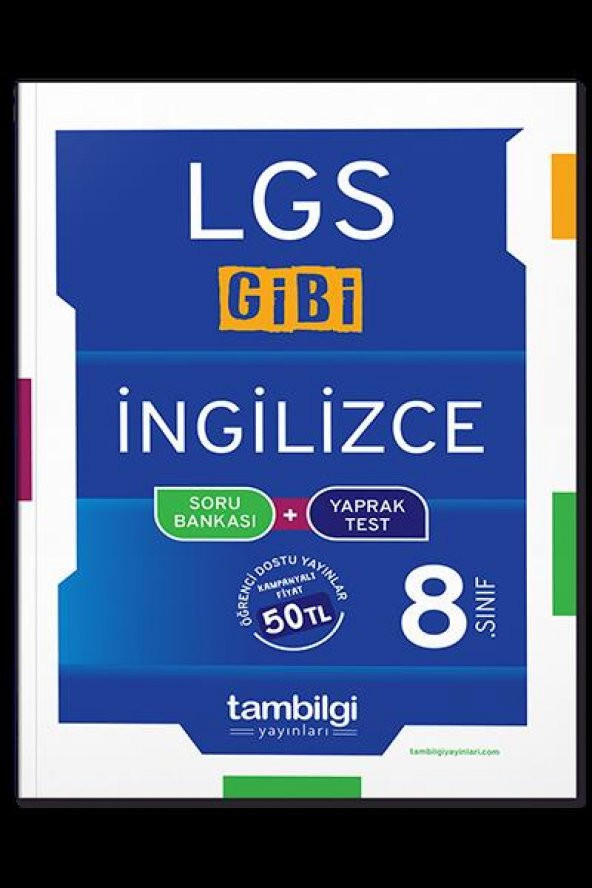 8. Sınıf İngilizce Soru Bankası + Yaprak Test
