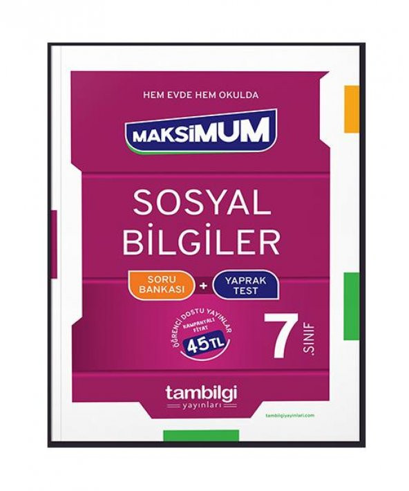 7. Sınıf Sosyal Bilgiler Soru Bankası + Yaprak Tes - 2