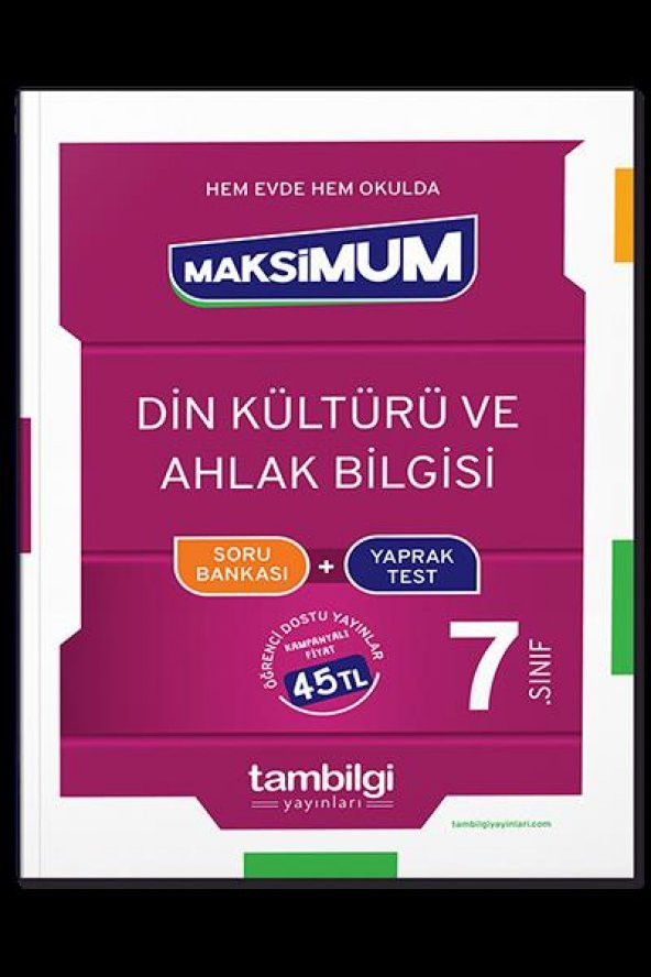 7. Sınıf Din Kültürü Ve Ahlak Bilgisi Soru Bankası - 1