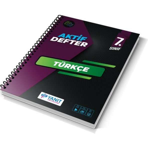 7. Sınıf Türkçe Aktif Defter Yanıt Yayınları - 3
