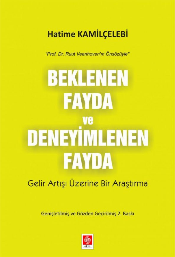 Beklenen Fayda ve Deneyimlenen Fayda Hatime Kamilçelebi - Resim 2