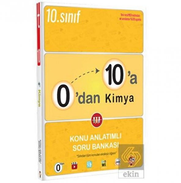 0 dan 10 a Kimya Konu Anlatımlı Soru Bankası