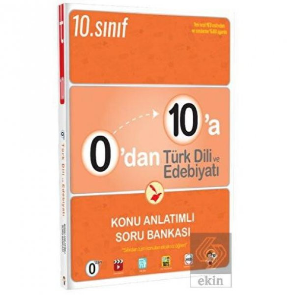 0 dan 10 a Türk Dili ve Edebiyatı Konu Anlatımlı S