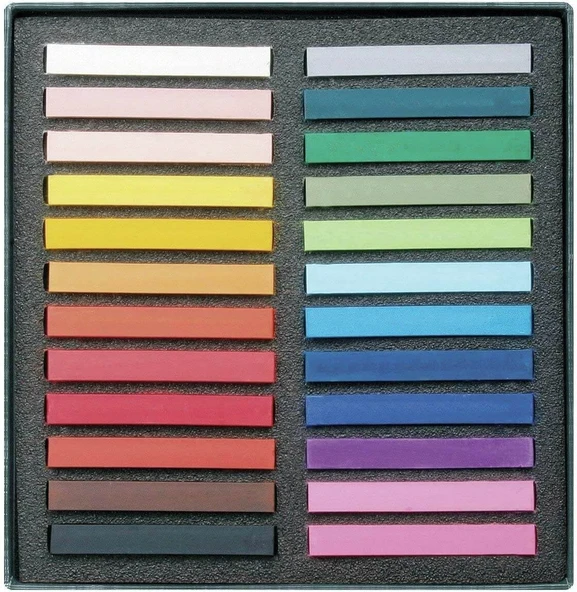 Lyra Polycrayon Soft 24'lü Toz Pastel Boya Ana Renkler / L5651240 - 2