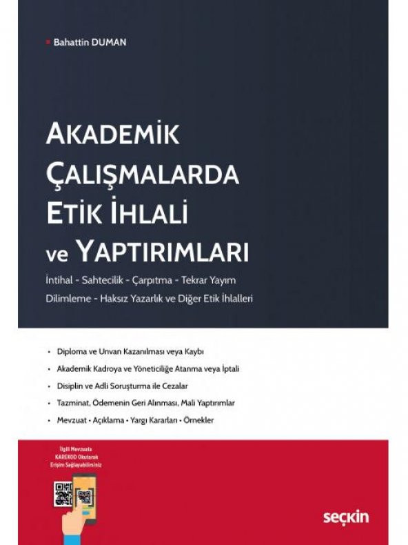 Akademik Çalışmalarda Etik İhlali ve Yaptırımları