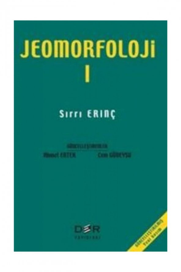 Jeomorfoloji Cilt 1