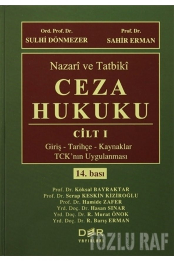 Nazari ve Tatbiki Ceza Hukuku Cilt 1 - 1