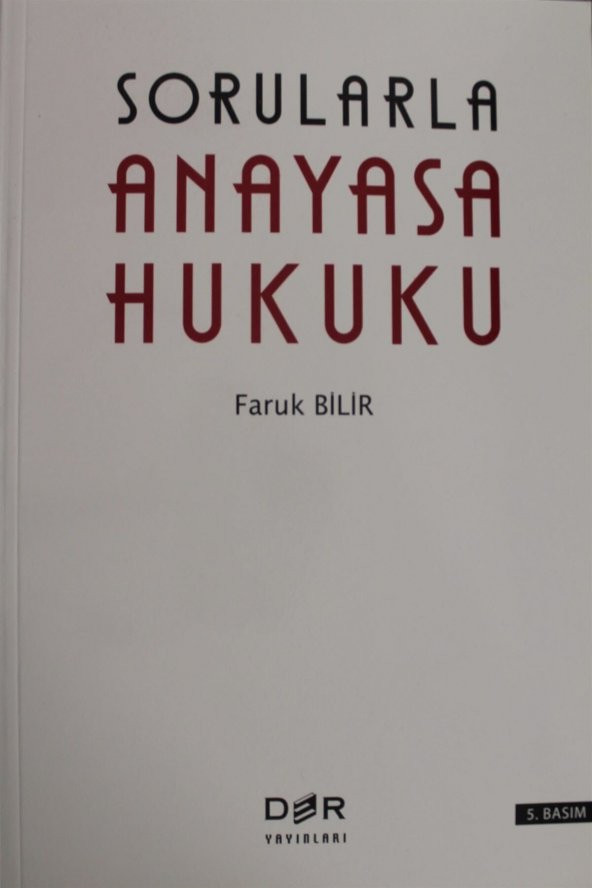 Sorularla Anayasa Hukuku - 1