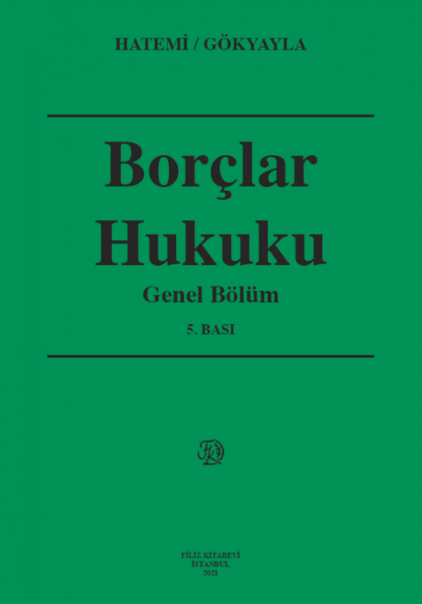 Borçlar Hukuku Genel Bölüm