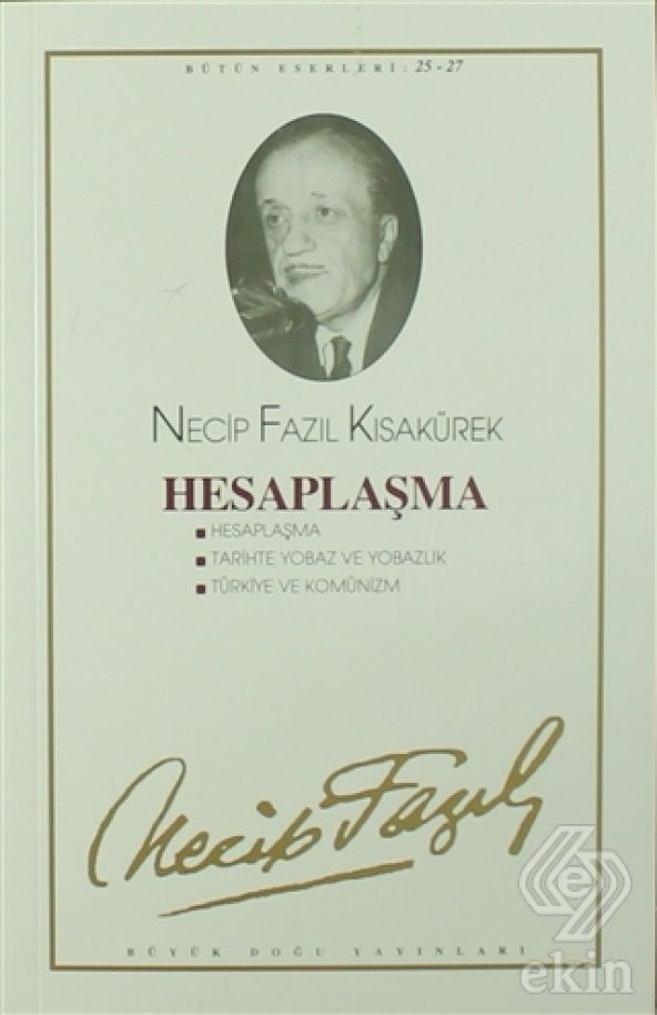 Hesaplaşma : 24 - Necip Fazıl Bütün Eserleri