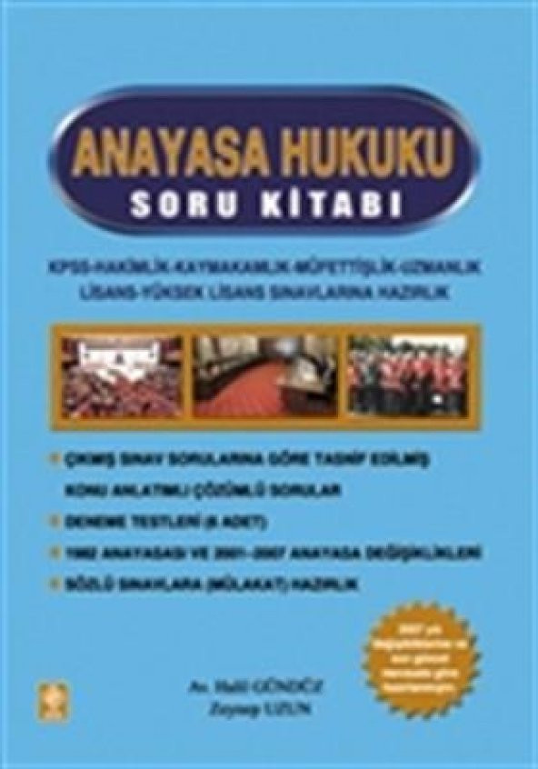 Anayasa Hukuku Soru Kitabı ürün görseli 1