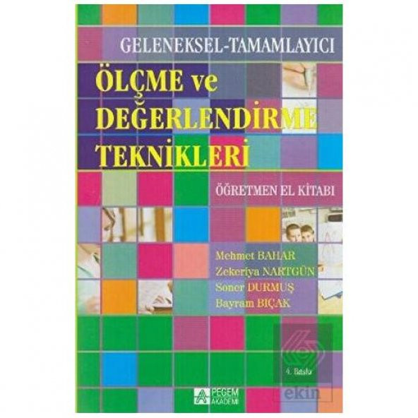 Ölçme ve Değerlendirme Teknikleri ürün görseli 1