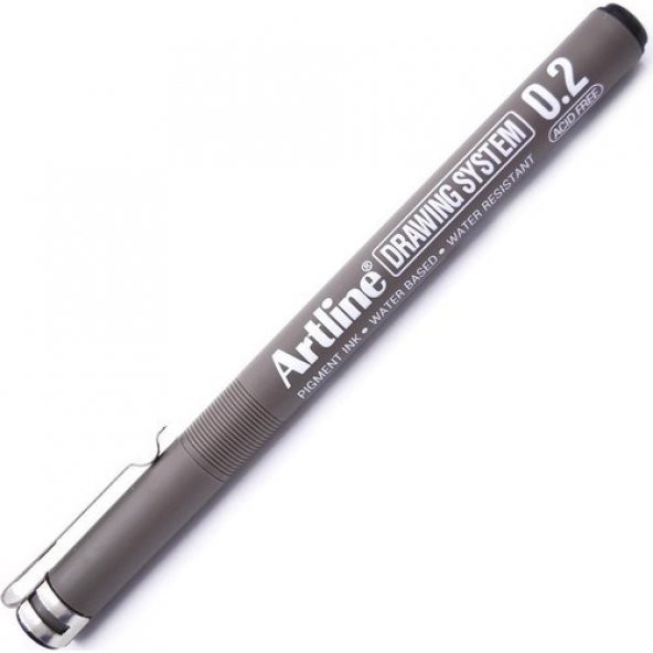 ARTLINE ÇİZİM KALEMİ DRAWING SYSTEM 0.2 MM 232 SİYAH - (12 Adet)