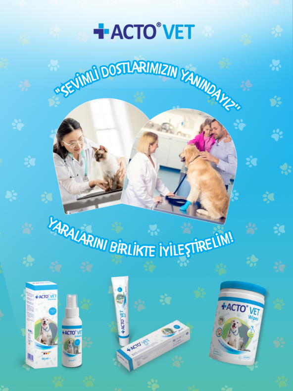 ACTO VET GEL 50 ML  Evcil Hayvanlar için Yara İyileştirme Jeli - 3