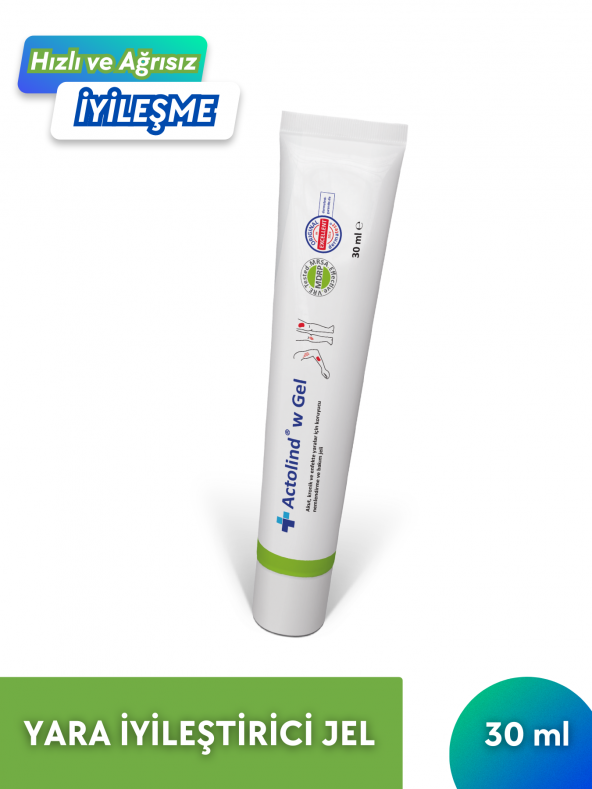 ACTOLIND W GEL 30 ML  Yara İyileştirme Jeli
