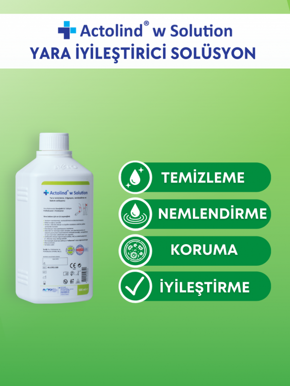 ACTOLIND W SOLUTION 500 ML  Yara İyileştirme Solüsyonu - 2