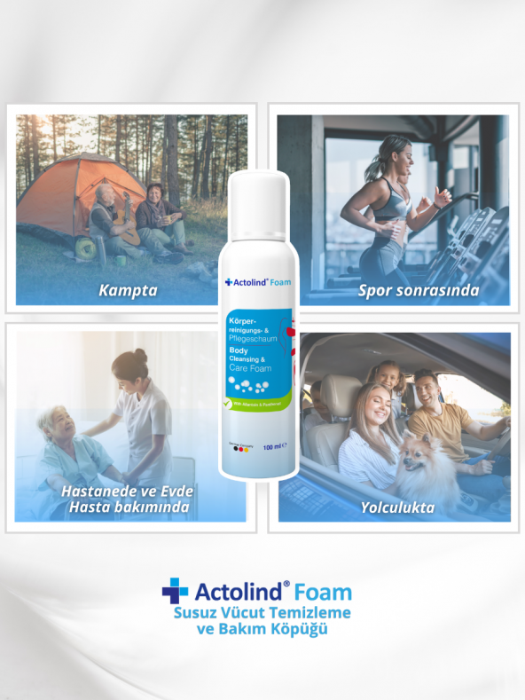 Actolind Foam 300 ml  Vücut Temizleme Köpüğü - 3