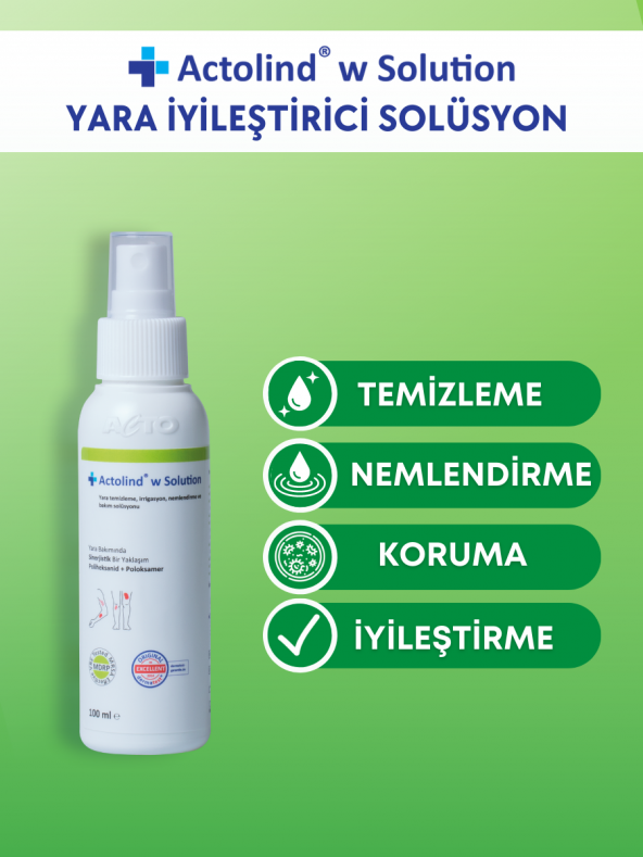 ACTOLIND W SOLUTION 100 ML  Yara İyileştirme Solüsyonu - 2
