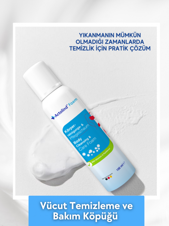 Actolind Foam 300 ml  Vücut Temizleme Köpüğü - 5