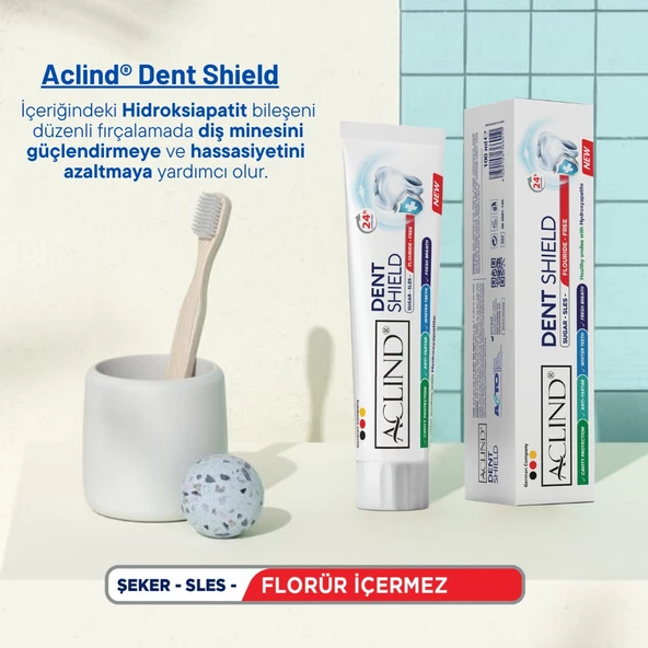 Aclind Aile Ağız Bakım Paketi - Orta (DENT SHIELD 100 ml + Dent Kids 15 ml + MOUTHWASH 500 ml ) - 2