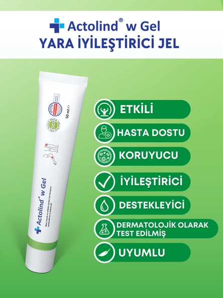ACTOLIND® W GEL 50 ML 2'li | Yara İyileştirme Jeli - 2