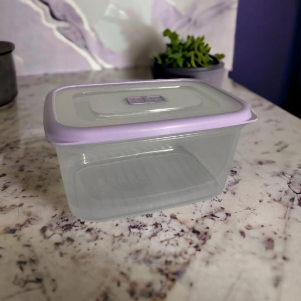 Gondol Saklama Kabı Plastik, Lila Click Kapaklı 1.7 Litre - 3