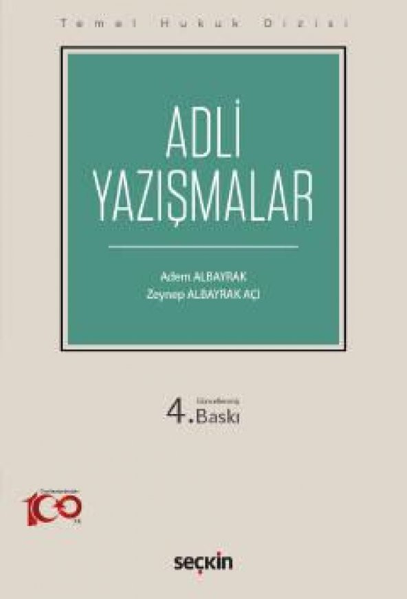 Temel Hukuk Dizisi Adli Yazışmalar THD