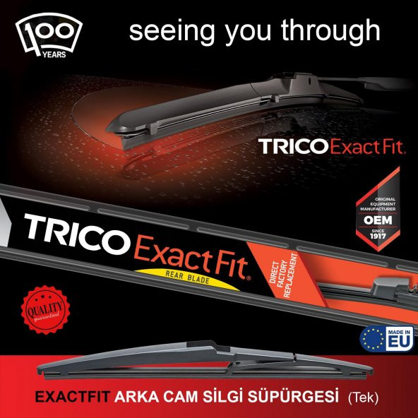 Trico EXACTFIT Arka Tek Silecek 400mm EX405 - 2