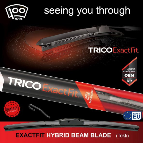 Trico EXACTFIT HYBRID Tek Silecek 450mm HF450L - Resim 2