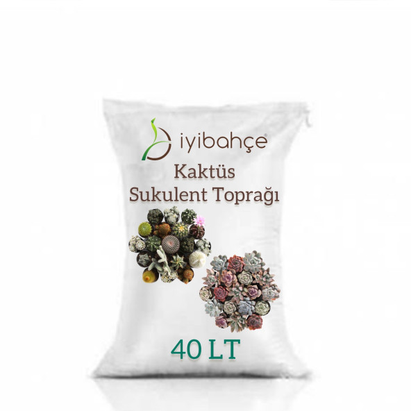 İYİBAHÇE KAKTÜS-SUKULENT TOPRAĞI 40 LT