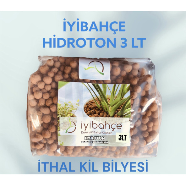 İYİBAHÇE HİDROTON KİL BİLYESİ 3 LT İthal Yuvarlak