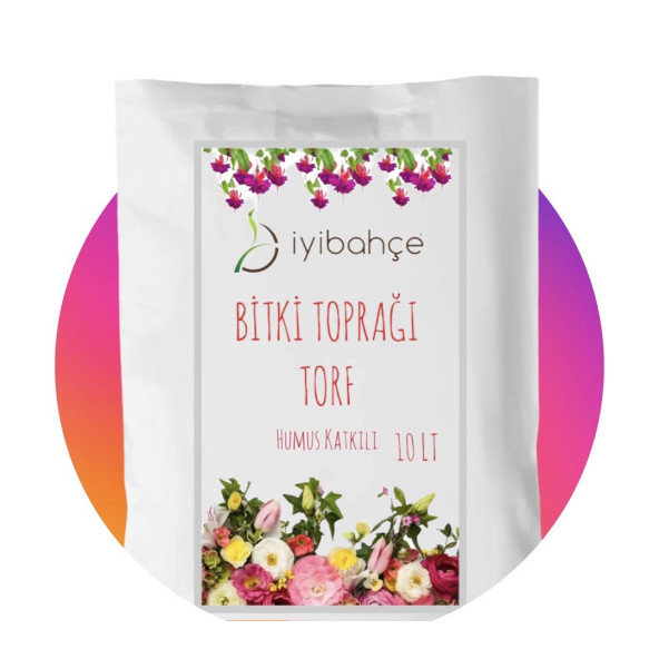 İYİBAHÇE Bitki Toprağı Torf (Humus Katkılı) 10 LT