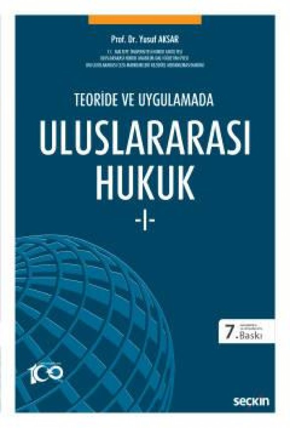 Teoride ve Uygulamada - Uluslararası Hukuk 1 ürün görseli 1
