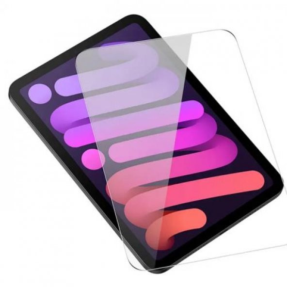 Baseus Paperfeel Ultra HD Çözünürlük Pet Materyal Apple iPad Mini 6 Ekran Koruyucu Darbe Emici Pet