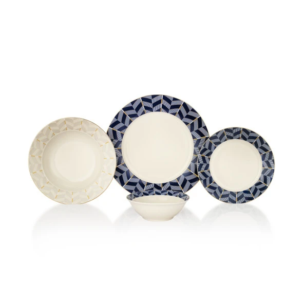 Schafer Fiesta Yemek Takımı 24 Parça-Lacivert - 5