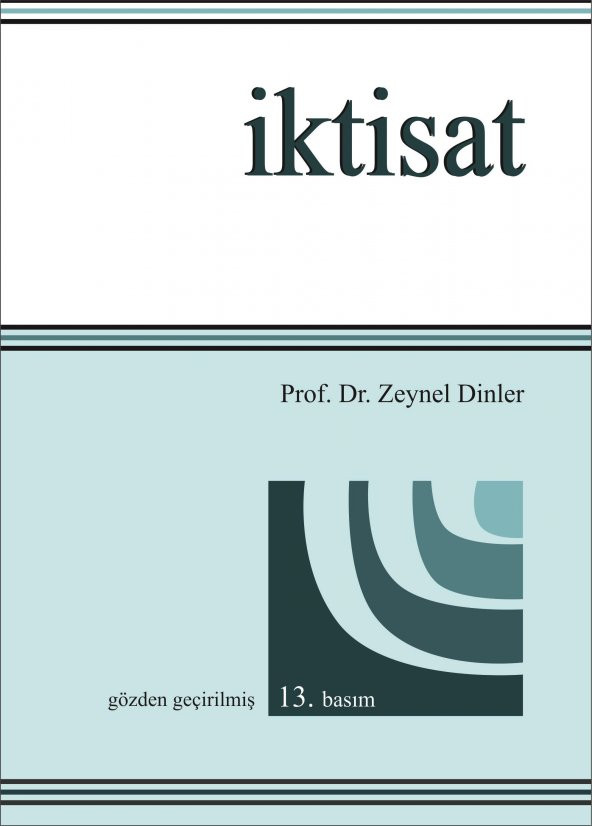 İktisat Zeynel Dinler 13.Baskı