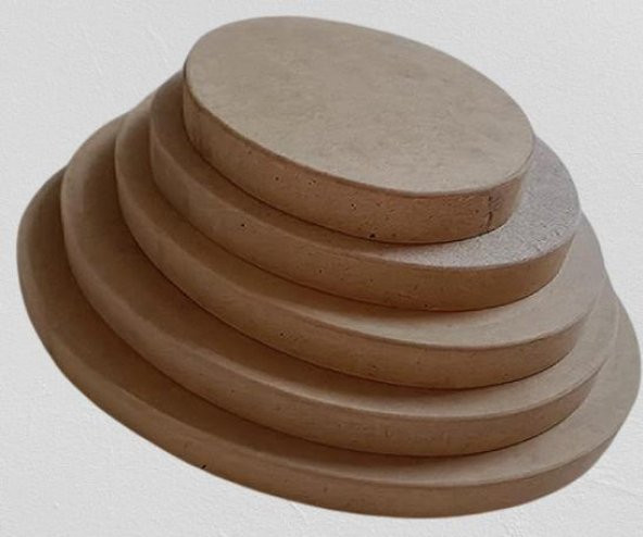 Hobi Adn 90245 Dekoratif Oval Tepsi Pano 5 Adet CNC Kesim Ahşap MDF HAM El Yapım - 6