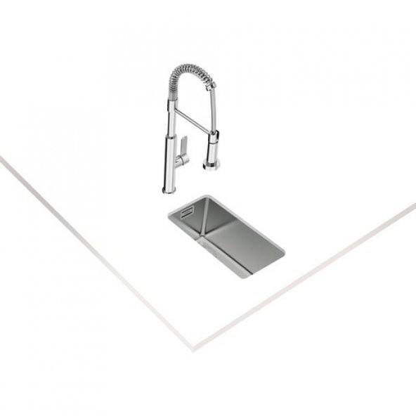 Teka BE LINEA RS15 18.40 Tezgahaltı Eviye Paslanmaz Çelik - 2