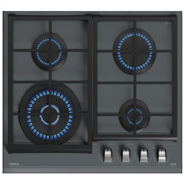 Teka Gzc 64320 Xbc St 60 Cm Cam Gazlı Gri Ankastre Ocak