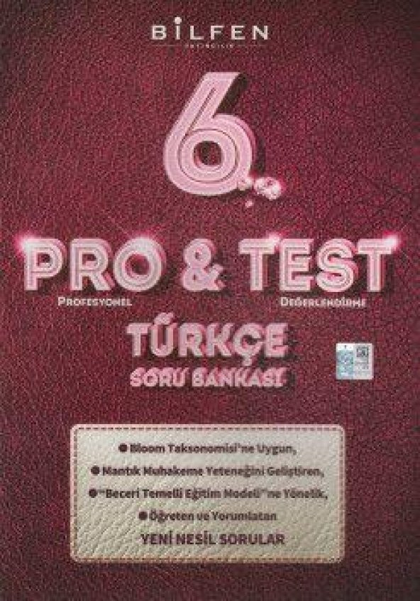 Bilfen Yayınları 6. Sınıf Türkçe ProTest Soru Bank - 2