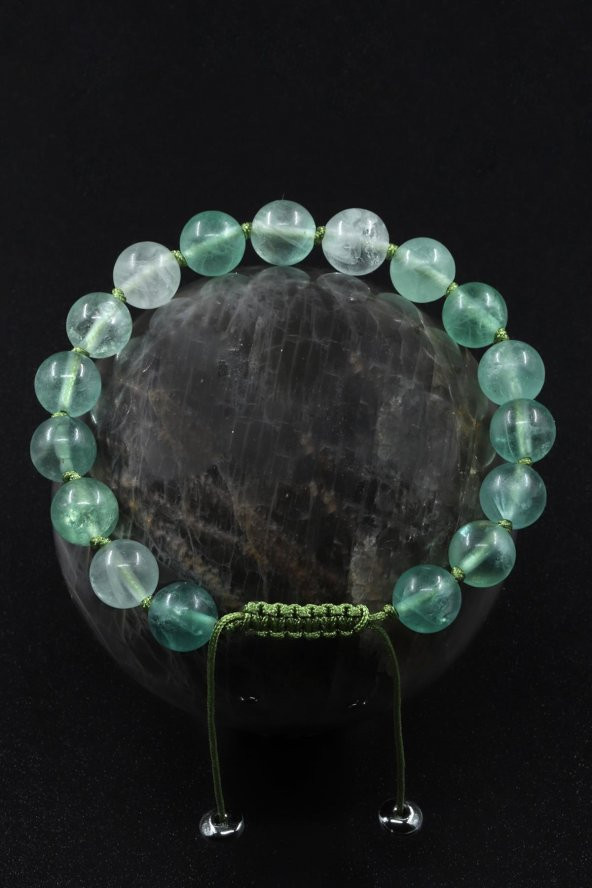 Florit Doğal Taş Makrome Örme Bileklik ürün görseli