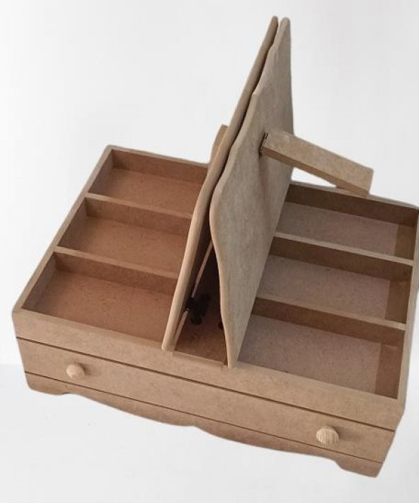 Hobi Adn 90246 Dekoratif Rahle Ahşap MDF HAM  CNC Kesim El Yapım - 4