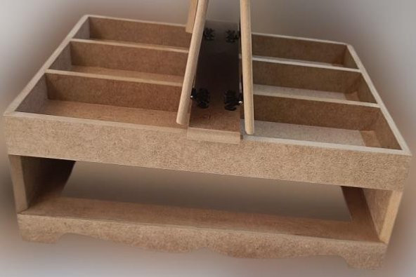 Hobi Adn 90246 Dekoratif Rahle Ahşap MDF HAM  CNC Kesim El Yapım - 5