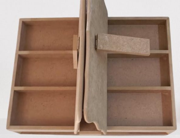 Hobi Adn 90246 Dekoratif Rahle Ahşap MDF HAM  CNC Kesim El Yapım - 6